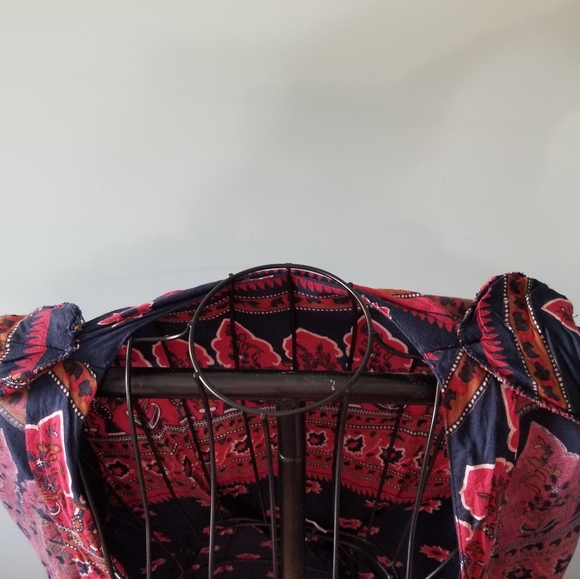 Long button down patterned dress - Picture 8 of 11